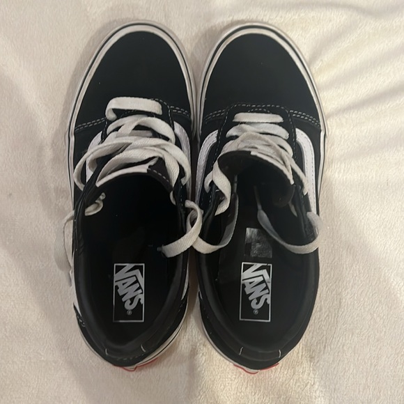 Vans black and white size 3 youth - Picture 4 of 6